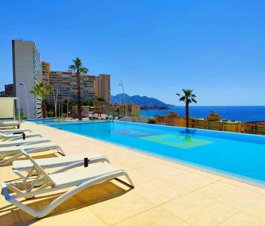 Sunset Cliffs Beach Benidorm Exterior foto